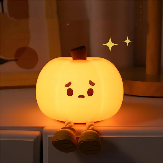 Luz de noche de calabaza de Halloween